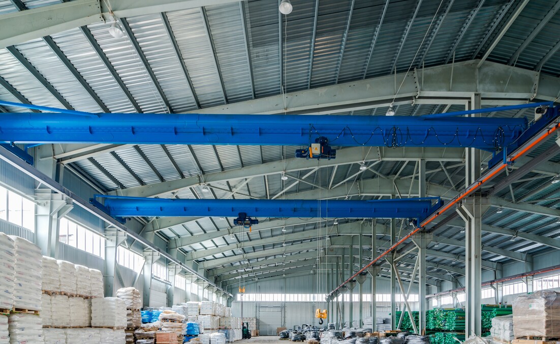 Interior of new warehouse
