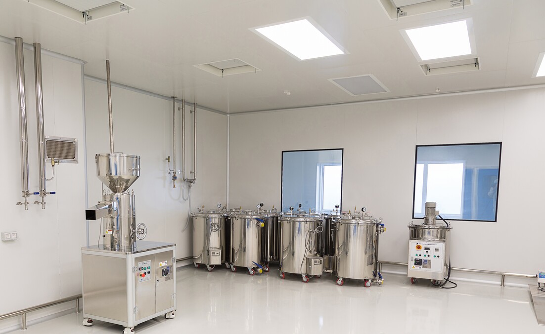 plant picture, clean room equipment and stainless steel machines
